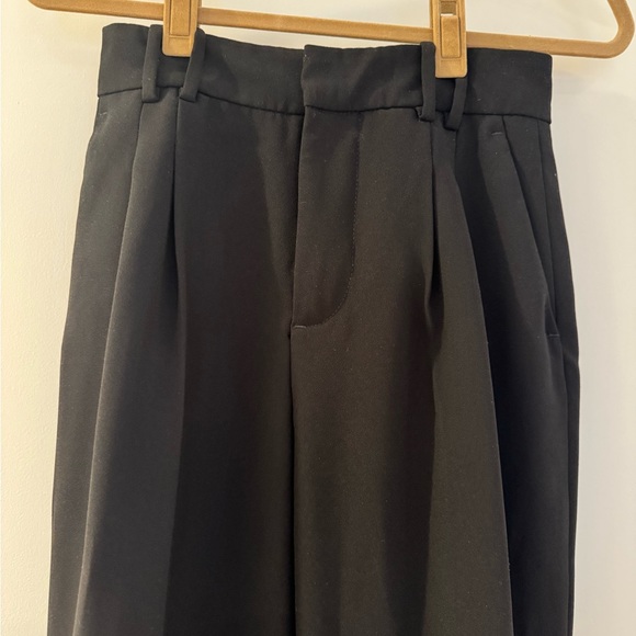 Black Pleated Trousers Size S Zara - Picture 2 of 7